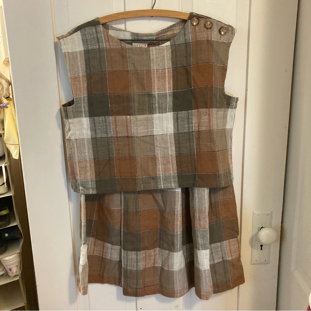 Vintage Koret Co-ord Set - Crop Top and Skirt